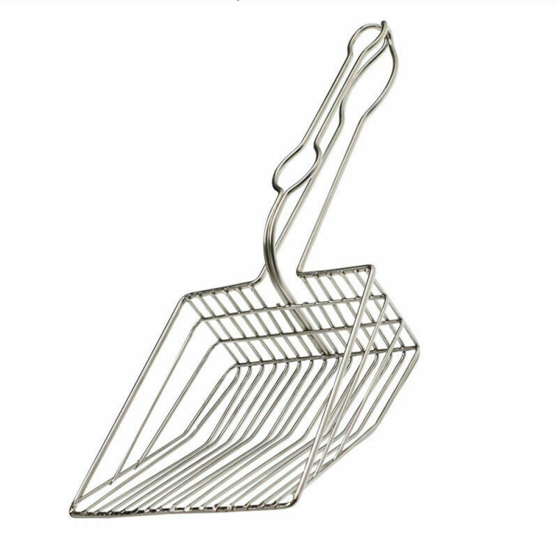 Cat Litter Scoop Metal Waste Scooper Poop Pet Sand Shovel Cleaning Tools GSU