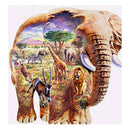 5D Elephant Diamond Painting Embroidery DIY Cross Stitch Home Decor