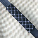 2pcs Car Seat Belt Cover Shoulder Pads Covers Cushion Set(Black White)