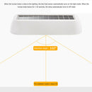 Solar Motion Sensor Wall Light Waterproof 12 LED Garden Street Lamp (White) A