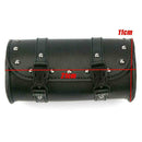 Black Motorcycle Saddlebags PU Leather Front Fork Tail Tool For Chopper Bag F0Y8