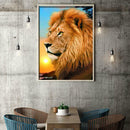 5D DIY Full Drill Diamond Painting Lion Cross Stitch Embroidery Mosaic Kit