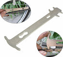 Portable Bicycle Bike Chain Wear Indicator Portable Tool Chain Checker Gauge