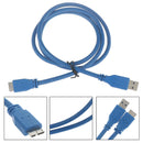 1M High Speed USB 3.0 A Male AM to Micro B USB 3.0 Micro B Male CablOZ