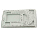 Flocked Bead Board Necklace Design Tray Organizer Jewelery TOP DIY Craft Ma R7C0