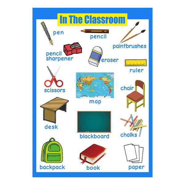 Classroom~Kids Fun Early Learning Educational Preschool Poster Charts