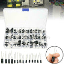 200pcs 15 Value 10~50V 0.1-220uF Electrolytic Capacitor P6Q5 New Assortm Bo B3S5