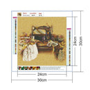 5D DIY Full Drill Diamond Painting Sewing Machine Embroidery Kits (HG474)