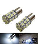 2 x White 1157 P21/4W Car 27 5050-SMD LED Stop Brake Bulbs Lamps Lightsg3C