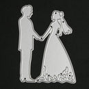 Metal Bride Groom Wedding Cutting Dies Stencils For DIY Scrapbooking A