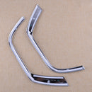 Chrome Front Fog Light Lamp Bumper Cover Trim  fit for Jeep Compass 2017-2018 Hf