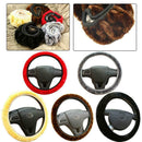 DIY Car Winter Warm Soft Plush Furry Elastic Steering Protector Cover Wheel Q1M6