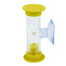 6831 Toothbrush hourglass 3 minutes set 4 pcs hourglasses with vacuum clean