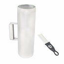 Metal Guiro Shaker, 12 inch x 4 inch Stainless Steel Guiro Instrument with