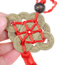 Home Car Decor Feng Shui 10 Chinese Lucky Coins Career Health Wealth Pendan OZ
