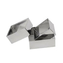 3Pcs/Set Stainless Steel Square Dumplings Wrapper Cookie Mold Baking ToolsB_kz
