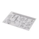 Tree squirrel & nut Transparent Clear Stamp DIY Scrapbooking Photo-Albums Dec ^