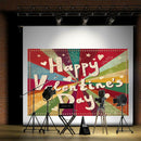 Happy Valentines Day Photo Background Wedding Photography Backdrop Decor