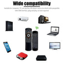 X6 2.4G Backlight Air Mouse Keyboard Remote Control For Android Smart TV BOEBME