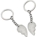 2Pcs New Love Heart Couple Key Chains Souvenirs for Best Friend Keyring,