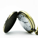 Large quartz pocket watch classical design tractor pocket watch surrounding L6E4