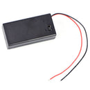 9V Volt PP3 Battery Holder Box DC Case With Wire Lead ON/OFF Switch Cover FT