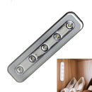 5LED Tap Lights Self-Stick Under Cabinet Push Night Light Kitchen Closet Lamp SP