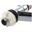 Bathroom Sink Chrome Finish Single Handle Basin Faucet Water Tap