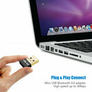USB Bluetooth 4.0 Adapter Dongle CSR 4.0 Wireless Audio Receiver for PC