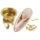 Golden Guitar Jack Plate with Boat Style Jack Jackplate Screws for   ST