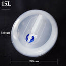 15L PE Material Outdoor Camping Folding Shrink Bucket Water Bottle Water Ba