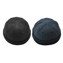 2Pcs Men's Skullcap Watch Cap Docker Hat Beanie Sailor Fisherman Retro Hat