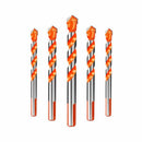 Multi Purpose Construction Drill Bit Set Carbide Tip for Masonry Tile Wood