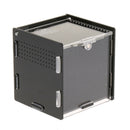 Acrylic Reptiles Terrarium Container for Reptiles Amphibians Black