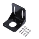 Alloy Steel Mounting bracket for 42mm NEMA 17 stepper motor with Screws Bla