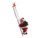 Electric Ladder Santa Claus Toys Christmas Ornaments Desktop Decorations A