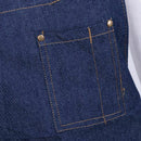 Aprons Cowboy Simple Antifouling Uniform Unisex Denim Aprons for Women Men' N4Y6