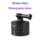 360 Rotation Time Lapse Timer Tripod Photography Delay Automatic Tilt Head