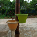 Garden Flower Pots Drain Pipe Wall Hanging Flower Pot, Landscaping Decorations