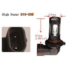 2x 12-24V High Power 30W 9145 9140 H10 LED Fog Driving White Light 7000K