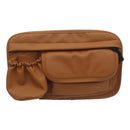 Brown Motorbike Motorcycle Electric Scooter PU Leather Saddle Bag Tool Bags