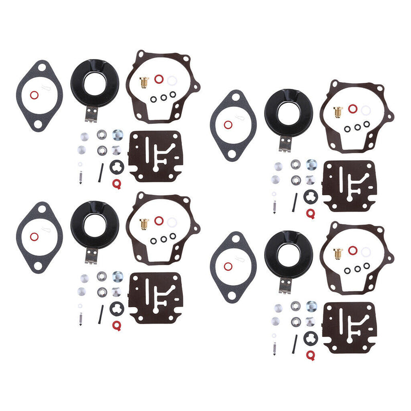 4x Carburetor Repair Kit For Johnson Evinrude
