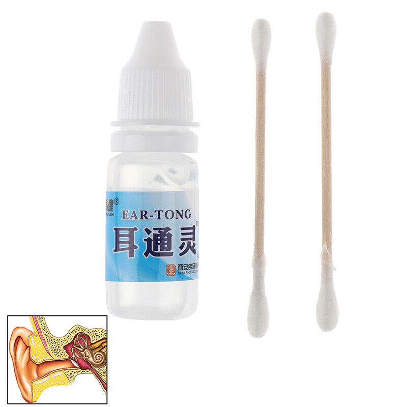 10ML Ear Liquid Acute Otitis Drops Herbal Medicine Ear Tinnitus Deafness SojbTEU