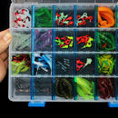 146 Pcs Soft Lure Set Sea Fishing Tackle Fishing Lure Silicone Bait Soft Wo