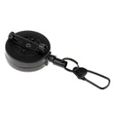 Key Chain Fly Fishing Zinger 50cm Retractor Steel Rope Cord Carabiner Clip