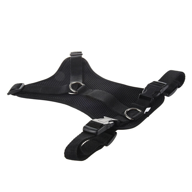 Black Universal Fit Car Vehicle Dog Pet Seat Safety Belt Harness L H9A6