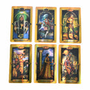 1PC Holographic Radiant Rder Wait Tarot Cards Full English Card Board GameS Hn