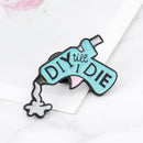 Brooches For Women Ladies, Creative Unisex Drill Letters Badge Brooch Pin C E8Z9