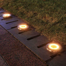 20LED Solar Buried Lamp Spike Waterproof Outdoor Garden Ground Light (1pc) A