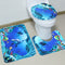 3 pcs Bathroom Set Bath Rug Bath Mat Cover Toilet mat BX